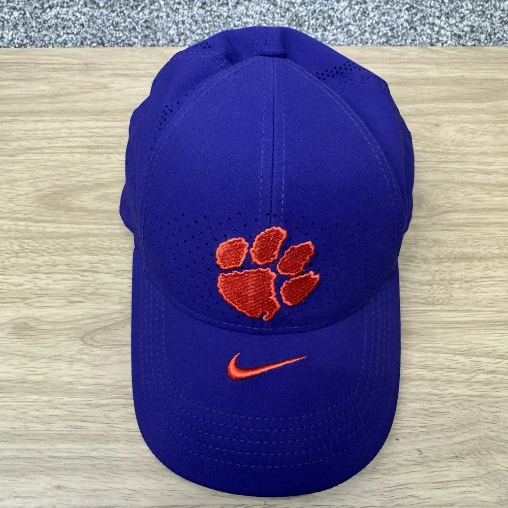 Clemson Tigers Hat Cap Strap Back Purple Legacy91‎ Nike On Field Youth Sideline